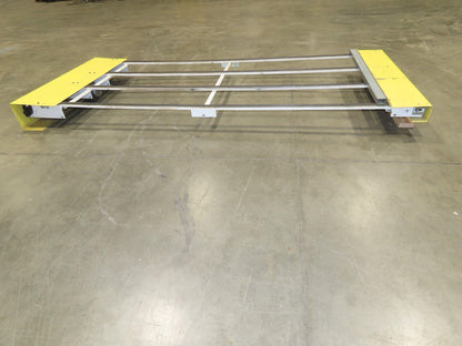 48"x 8' 4" Light Duty Steel Chain Transfer Conveyor 66 FPM 460V 3PH
