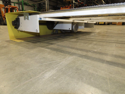 48"x 8' 4" Light Duty Steel Chain Transfer Conveyor 66 FPM 460V 3PH