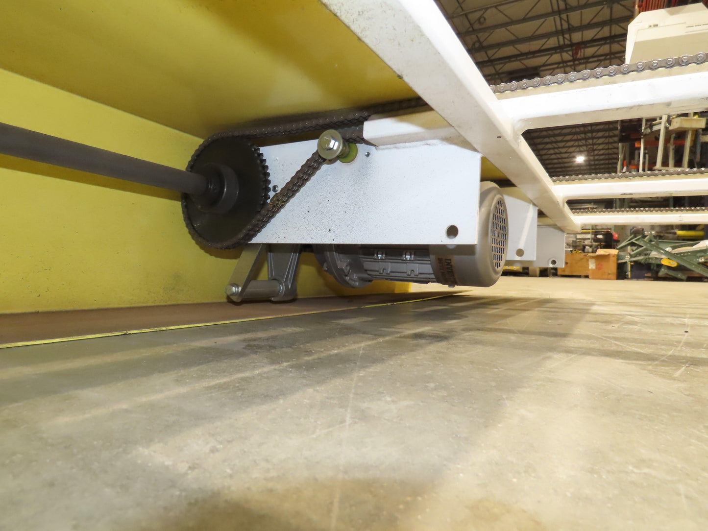 48"x 8' 4" Light Duty Steel Chain Transfer Conveyor 66 FPM 460V 3PH
