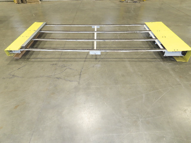 48"x 8' 4" Light Duty Steel Chain Transfer Conveyor 66 FPM 460V 3PH