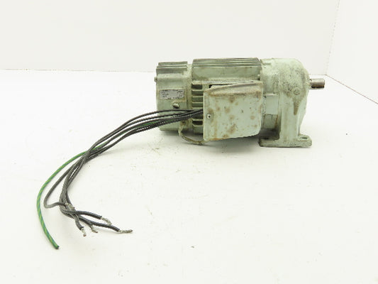 Fuji Electric MGC14A002S030G Parallel Shaft Gearmotor 30:1 200W 220V Brake Motor