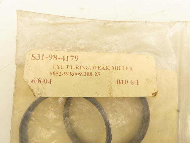 Miller 052-WR009-200-25 Piston Wear Ring T Shape 2" Lot Of 7