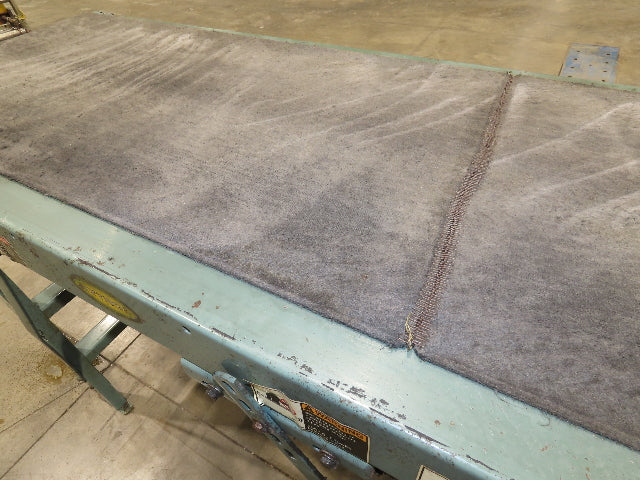 Hytrol 28"x 6' Slider Bed 24" Belt Conveyor .5Hp 460V End Drive 70 FPM