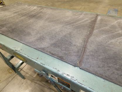 Hytrol 28"x 6' Slider Bed 24" Belt Conveyor .5Hp 460V End Drive 70 FPM