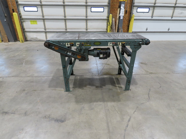 Hytrol 28"x 6' Slider Bed 24" Belt Conveyor .5Hp 460V End Drive 70 FPM