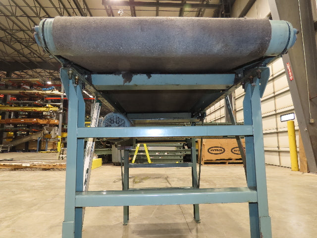 Hytrol 28"x 6' Slider Bed 24" Belt Conveyor .5Hp 460V End Drive 70 FPM