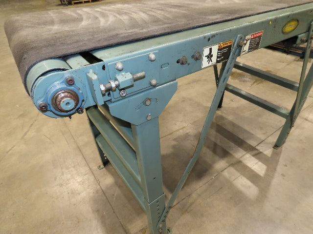 Hytrol 28"x 6' Slider Bed 24" Belt Conveyor .5Hp 460V End Drive 70 FPM