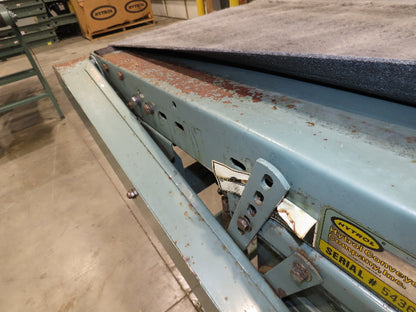 Hytrol 28"x 6' Slider Bed 24" Belt Conveyor .5Hp 460V End Drive 70 FPM