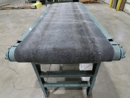 Hytrol 28"x 6' Slider Bed 24" Belt Conveyor .5Hp 460V End Drive 70 FPM