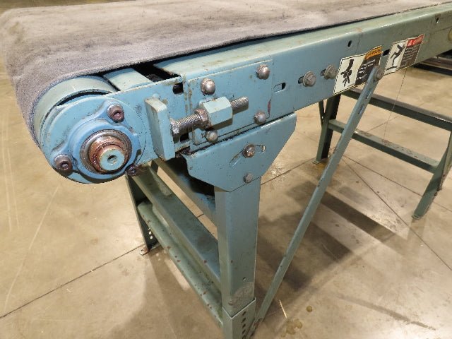 Hytrol 28"x 6' Slider Bed 24" Belt Conveyor .5Hp 460V End Drive 70 FPM