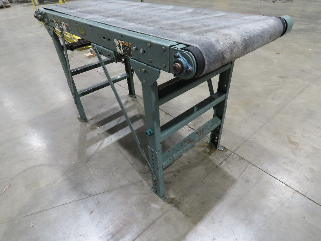 Hytrol 28"x 6' Slider Bed 24" Belt Conveyor .5Hp 460V End Drive 70 FPM