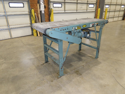 Hytrol 28"x 6' Slider Bed 24" Belt Conveyor .5Hp 460V End Drive 70 FPM