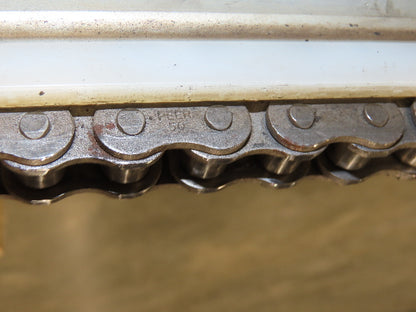 18"x 5' 9" Steel 2 Chain Transfer Conveyor 62 FPM 460V 3PH