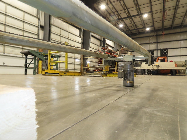 18"x 5' 9" Steel 2 Chain Transfer Conveyor 62 FPM 460V 3PH