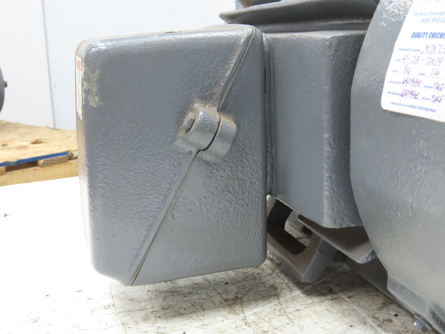 General Electric 5KS256SAE125 AC Motor 20HP 230/460V 3PH 3545 RPM Frame 1256HP10