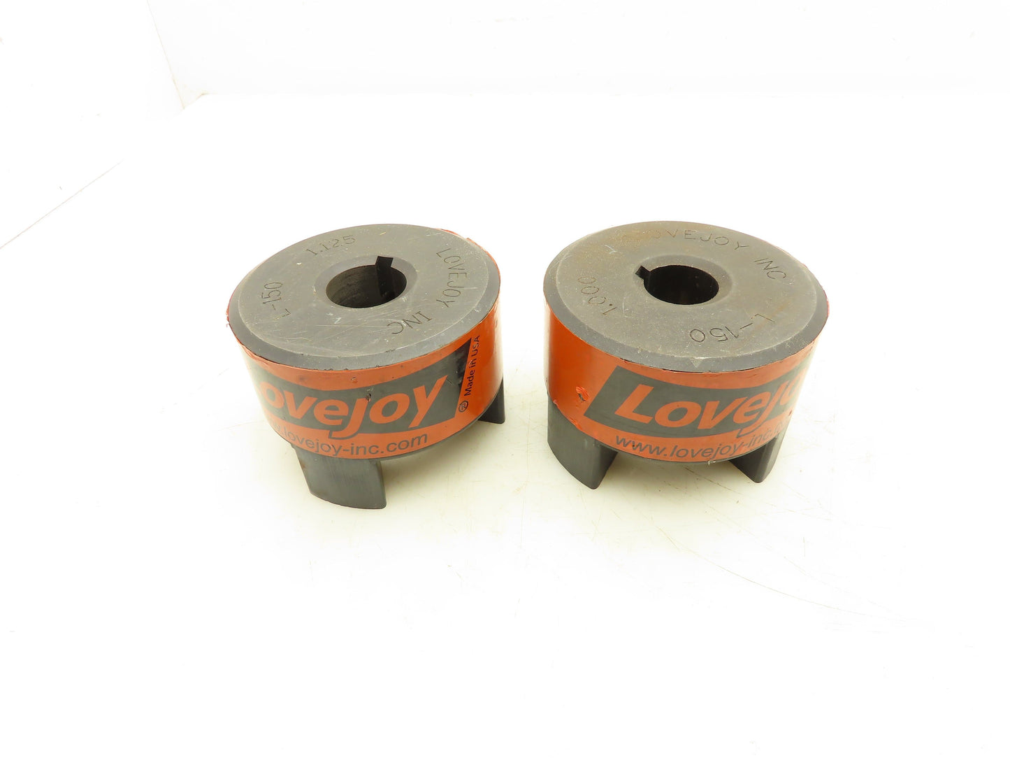 Lovejoy L-150 Bore Jaw Coupling Hubs 1.125" And 1.000" Lot Of 2