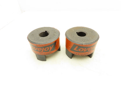 Lovejoy L-150 Bore Jaw Coupling Hubs 1.125" And 1.000" Lot Of 2