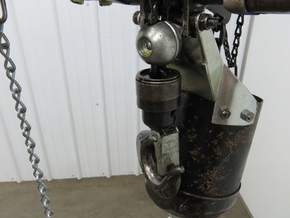 Aro 1/4 Ton 500lb Pneumatic Air Chain Hoist 14'9" Lift Travel Pull Chain