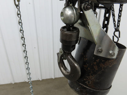 Aro 1/4 Ton 500lb Pneumatic Air Chain Hoist 14'9" Lift Travel Pull Chain