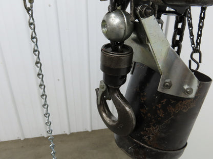 Aro 1/4 Ton 500lb Pneumatic Air Chain Hoist 14'9" Lift Travel Pull Chain