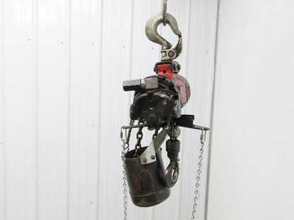 Aro 1/4 Ton 500lb Pneumatic Air Chain Hoist 14'9" Lift Travel Pull Chain
