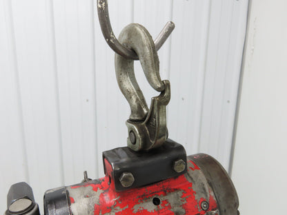 Aro 1/4 Ton 500lb Pneumatic Air Chain Hoist 14'9" Lift Travel Pull Chain