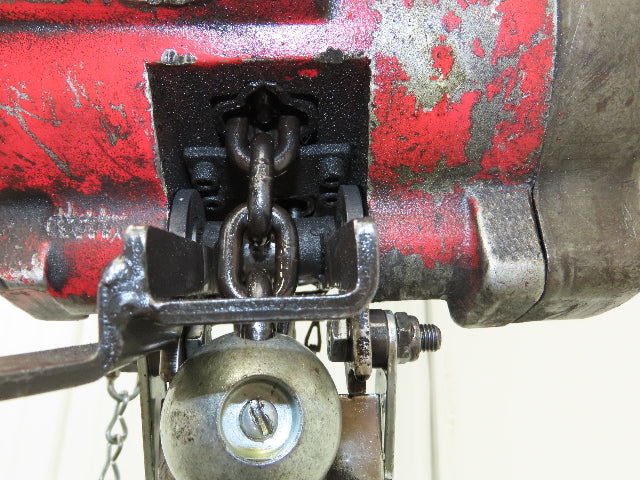 Aro 1/4 Ton 500lb Pneumatic Air Chain Hoist 14'9" Lift Travel Pull Chain