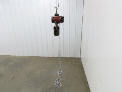 Aro 1/4 Ton 500lb Pneumatic Air Chain Hoist 14'9" Lift Travel Pull Chain
