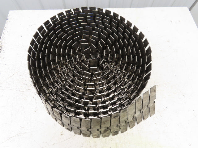System Plast 881 Stainless Steel TableTop Conveyor Chain Side-Flexing 7.5"x 34'