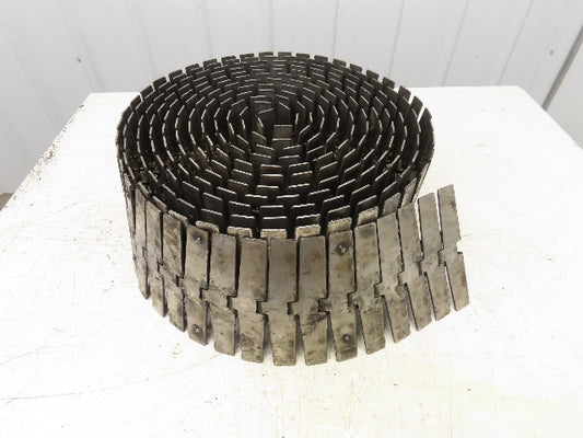 System Plast 881 Stainless Steel TableTop Conveyor Chain Side-Flexing 7.5"x 34'