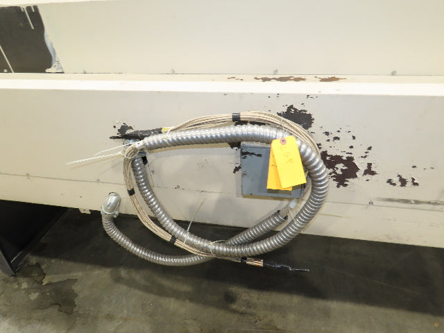 Heat Shrink Tunnel 208V 1Ph 10' Long 32" Wide 7" High Fiberglass Conveyor Belt