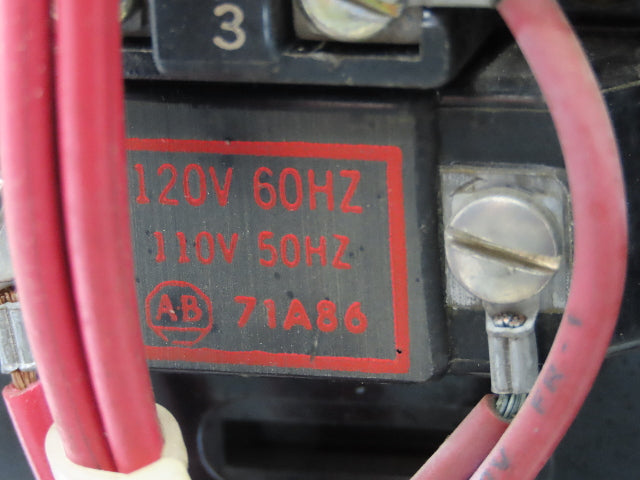 Allen Bradley MCC Bucket Motor Starter Contactor 10HP 480V 110V Coil Size 1