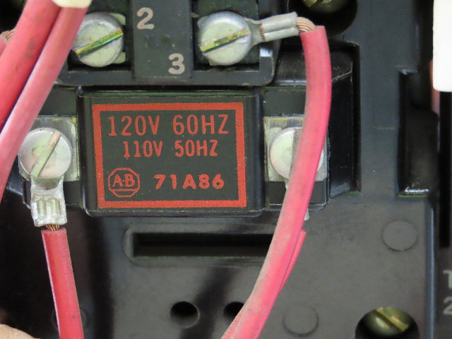 Allen Bradley MCC Bucket Motor Starter Contactor 10HP 480V 110V Coil Size 1