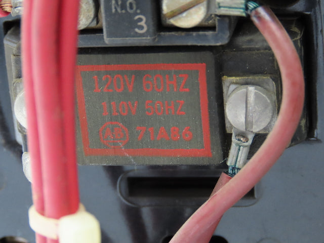 Allen Bradley MCC Bucket Motor Starter Contactor 10HP 480V 110V Coil Size 1