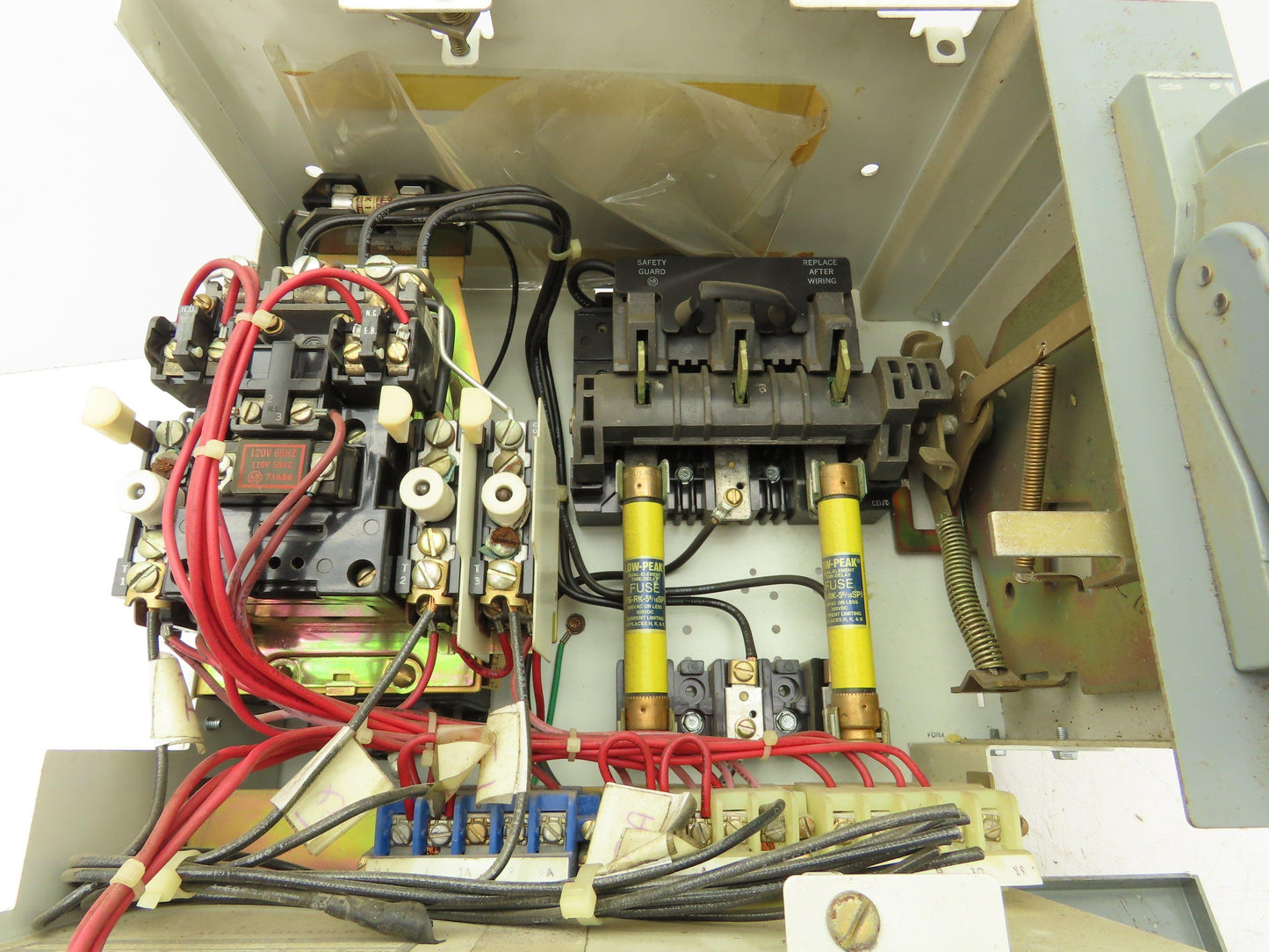 Allen Bradley MCC Bucket Motor Starter Contactor 10HP 480V 110V Coil Size 1