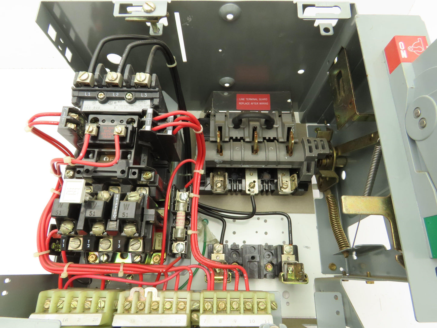 Allen Bradley MCC Bucket Motor Starter Contactor 10HP 480V 110V Coil Size 1