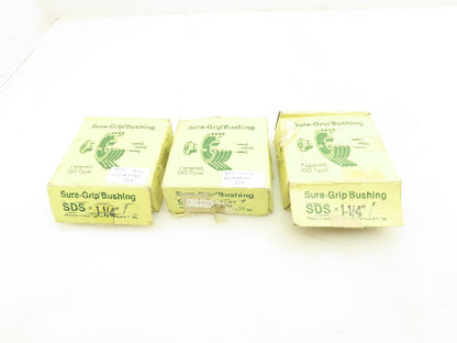Sure Grip SDS114 SDS 1 1/4 Tapered QD Bushing1-1/4" Keyed Bore Lot Of 3