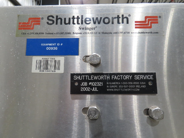 Shuttleworth Swinger Bottle Diverter Conveyor Lane Diverter