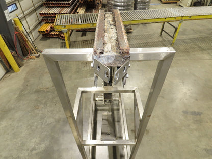 Tabletop Belt Magnetic Slide Vertical Curved S Bottle Conveyor 4"x 86"