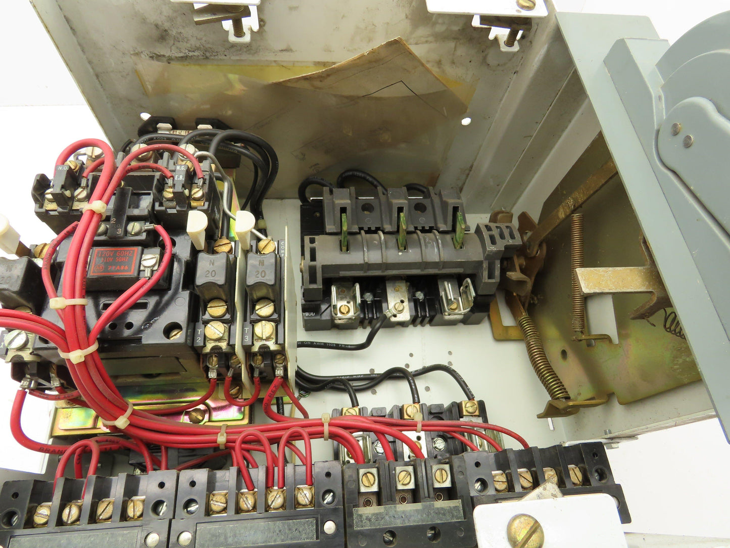 Allen Bradley MCC Bucket Motor Starter Contactor 10HP 480V 110V Coil Size 1