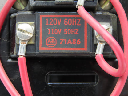 Allen Bradley MCC Bucket Motor Starter Contactor 10HP 480V 110V Coil Size 1