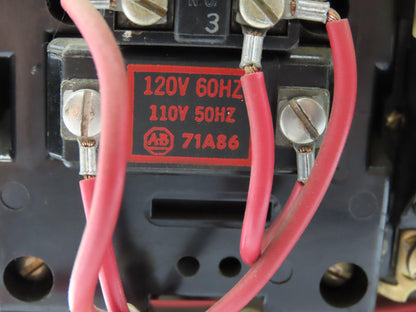 Allen Bradley MCC Bucket Motor Starter Contactor 10HP 480V 110V Coil Size 1