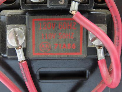 Allen Bradley MCC Bucket Motor Starter Contactor 10HP 480V 110V Coil Size 1