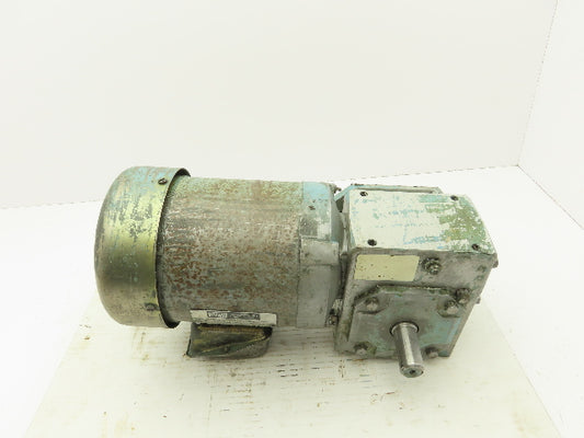 Electra Motors Dresser CK143TW 217RY Gearmotor 1Hp 460V 3PH 25:1 Reducer 69 RPM