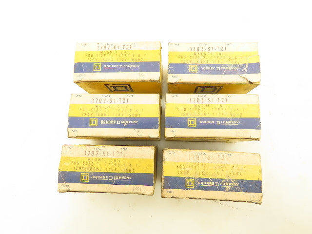 Square D 1707-S1-T21 Magnetic Coil 110/120V Size 2 Lot of 6