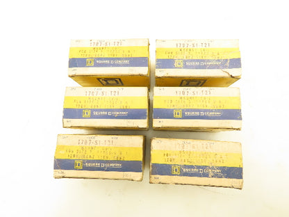 Square D 1707-S1-T21 Magnetic Coil 110/120V Size 2 Lot of 6