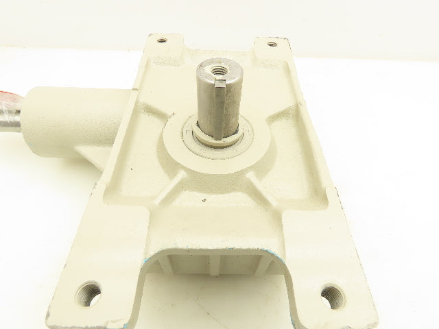 Right Angle Gearbox Drive 15:1 Reducer Vertical Output 30mm Shaft