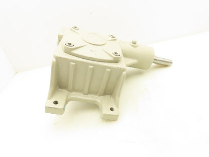 Right Angle Gearbox Drive 15:1 Reducer Vertical Output 30mm Shaft