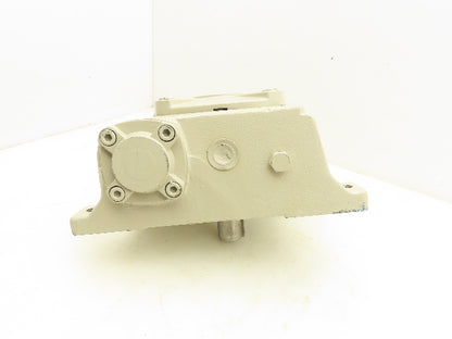 Right Angle Gearbox Drive 15:1 Reducer Vertical Output 30mm Shaft