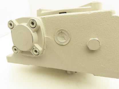 Right Angle Gearbox Drive 15:1 Reducer Vertical Output 30mm Shaft